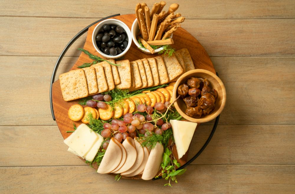wooden board for serving