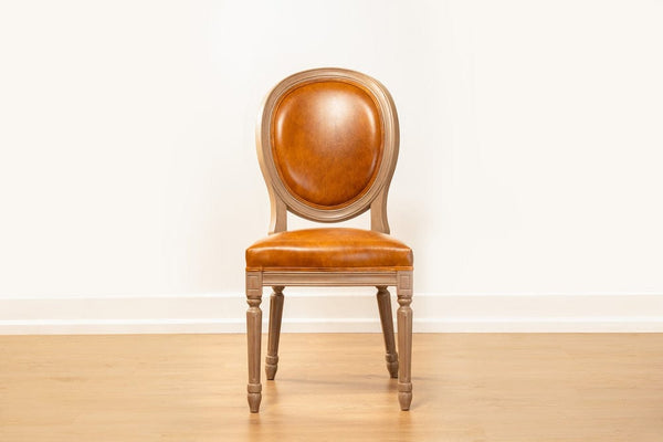 LOUIS SIDE DINING CHAIR (Leather)