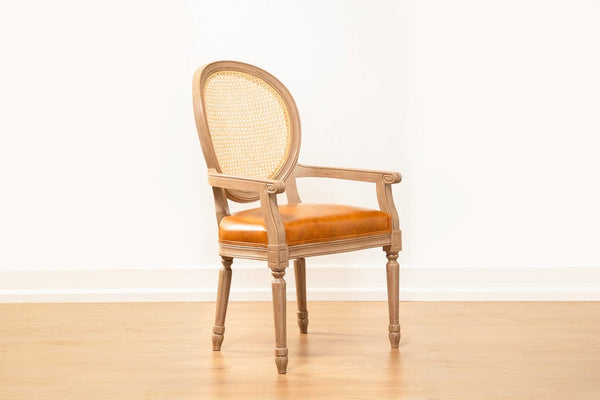 LOUIS HOST DINING CHAIR (Leather)