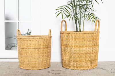 Gawader Tote Wicker Planter