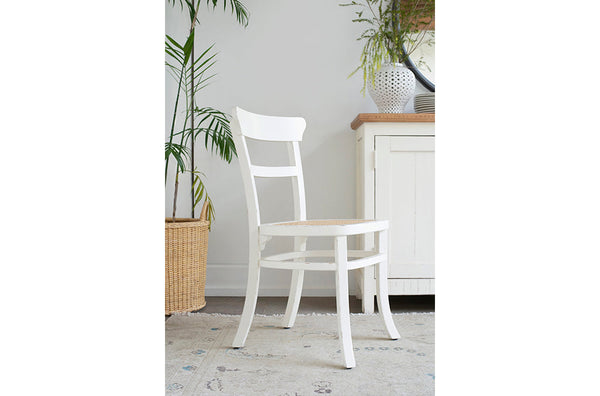 Khandaan Dining Chair In Distress White